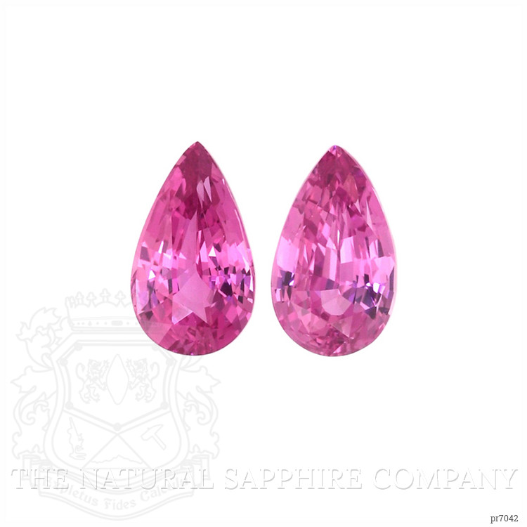 3.90 Ct.Tw. Pink Sapphire Pair from Madagascar