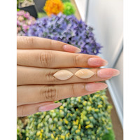 8.52 Ct.Tw.Total Carat Weight Cabochon Coral Pair from Italy Life Style