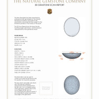 5.35&nbsp;Ct.Tw.Total Carat Weight Cabochon Coral Pair from Italy 3 D Scan Report