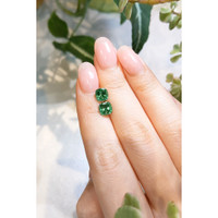2.26 Ct.Tw.Total Carat Weight Tourmaline Pair from Brazil Life Style