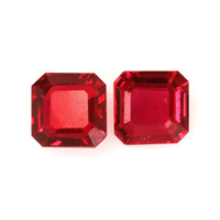 0.74 Ct.Tw.Total Carat Weight Ruby Pair from Mozambique Video