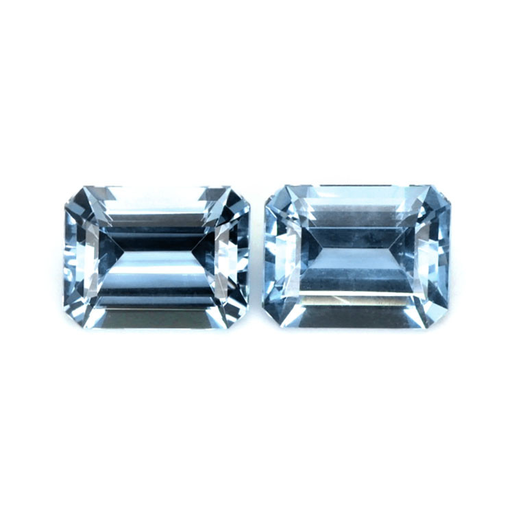 4.30 Ct.Tw. Aquamarine Pair from Brazil