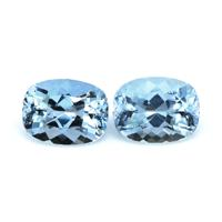 5.39&nbsp;Ct.Tw.Total Carat Weight Aquamarine Pair from Brazil Video
