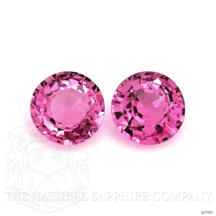 1.56 Ct.Tw. Pink Sapphire Pair from Ceylon (Sri Lanka)