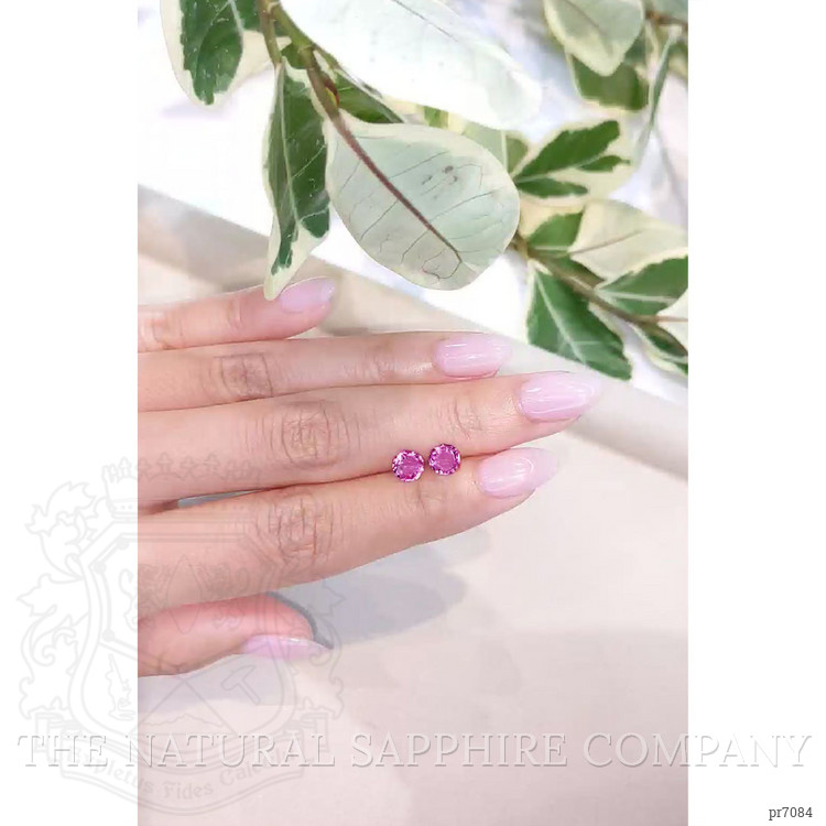 1.68 Ct.Tw. Pink Sapphire Pair from Ceylon (Sri Lanka)