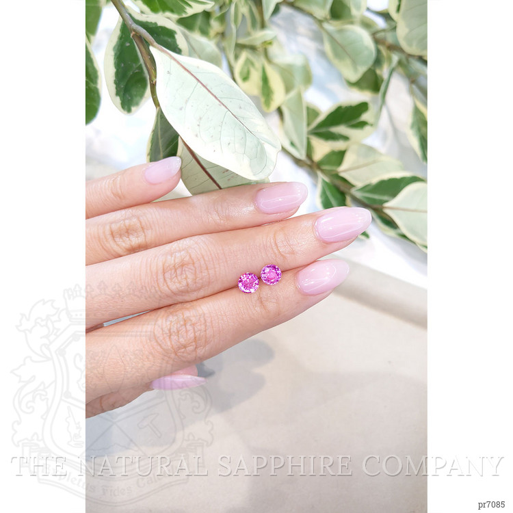 1.69 Ct.Tw. Pink Sapphire Pair from Ceylon (Sri Lanka)