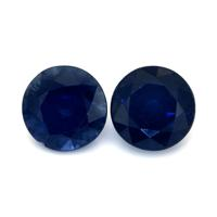 2.70&nbsp;Ct.Tw.Total Carat Weight Blue Sapphire Pair from Ceylon (Sri Lanka) Video