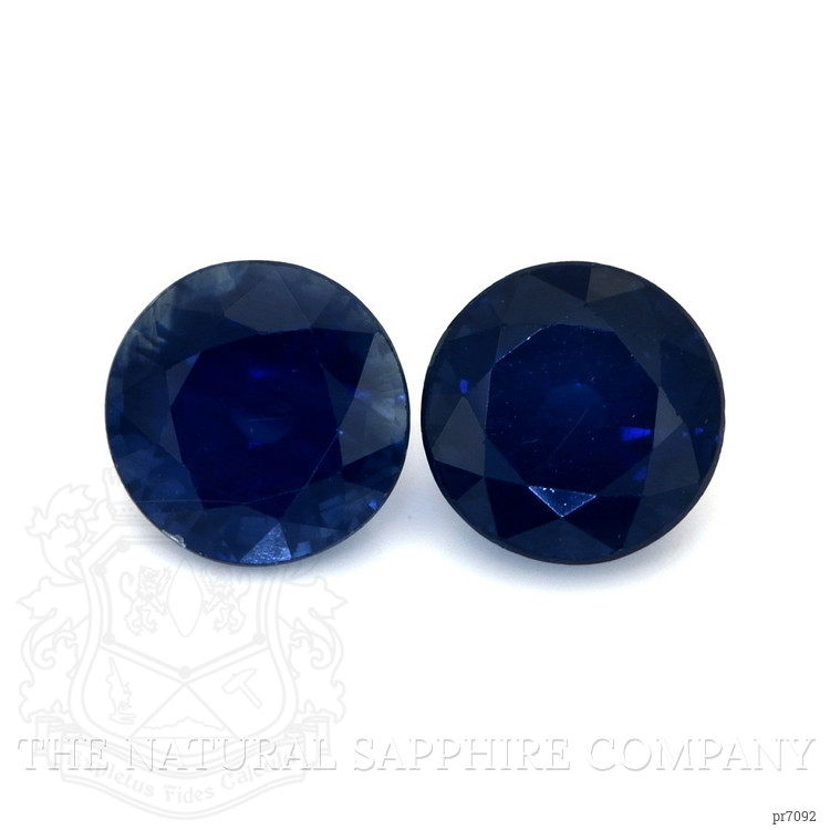 2.70 Ct.Tw. Blue Sapphire Pair from Ceylon (Sri Lanka)