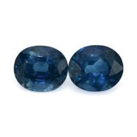 3.96&nbsp;Ct.Tw.Total Carat Weight Blue Sapphire Pair from Ceylon (Sri Lanka) Video