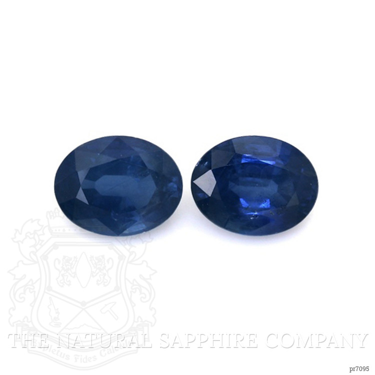4.87 Ct.Tw. Blue Sapphire Pair from Ceylon (Sri Lanka)