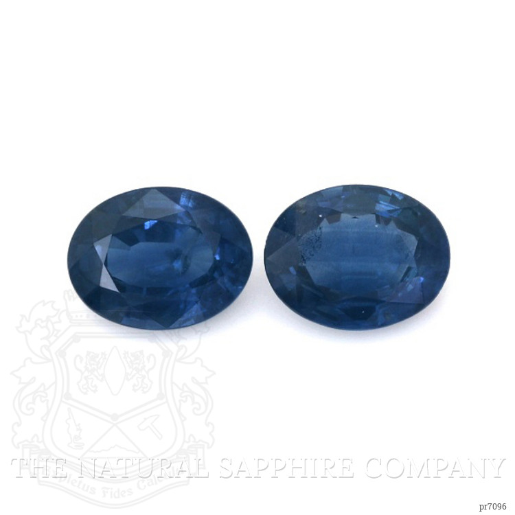 4.27 Ct.Tw. Blue Sapphire Pair from Ceylon (Sri Lanka)