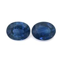 4.35&nbsp;Ct.Tw.Total Carat Weight Blue Sapphire Pair from Ceylon (Sri Lanka) Video