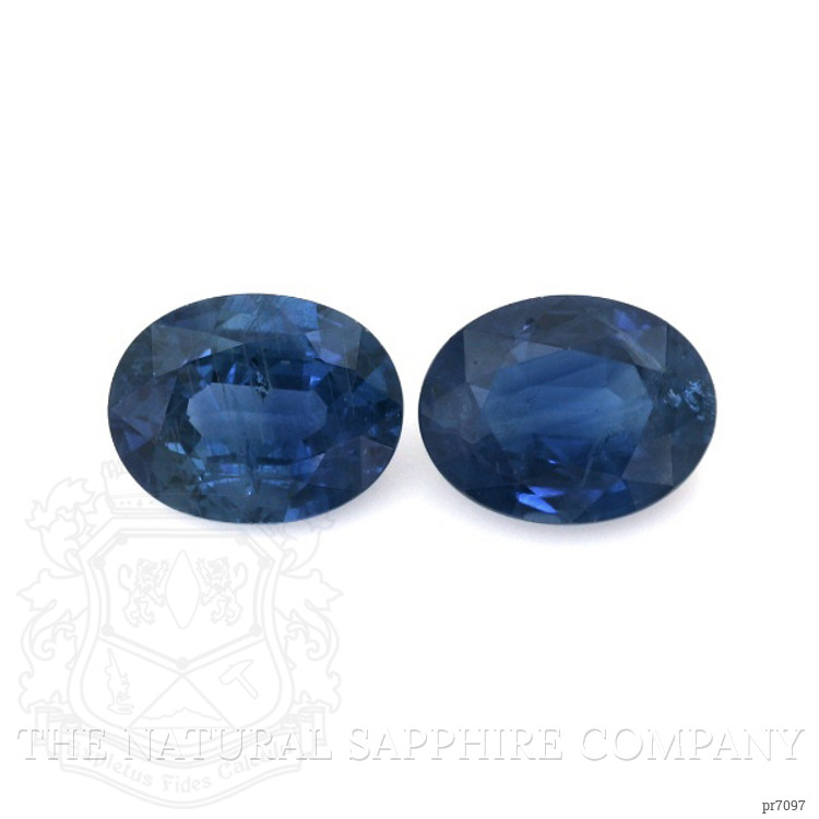 4.35 Ct.Tw. Blue Sapphire Pair from Ceylon (Sri Lanka)