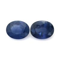 4.74&nbsp;Ct.Tw.Total Carat Weight Blue Sapphire Pair from Ceylon (Sri Lanka) Video