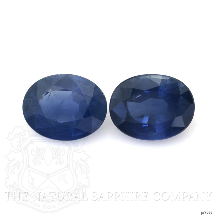 4.74 Ct.Tw. Blue Sapphire Pair from Ceylon (Sri Lanka)