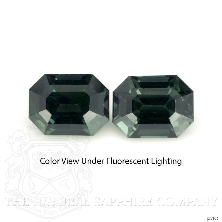 3.58 Ct.Tw. Color Change Sapphire Pair from Tanzania