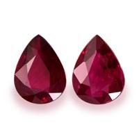 0.60 Ct.Tw.Total Carat Weight Ruby Pair from Mozambique Video