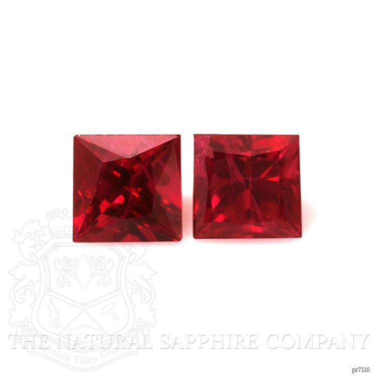 0.61 Ct.Tw. Ruby Pair from Mozambique