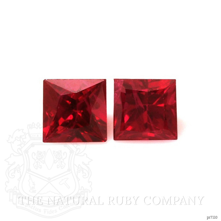 0.61 Ct.Tw. Ruby Pair from Mozambique