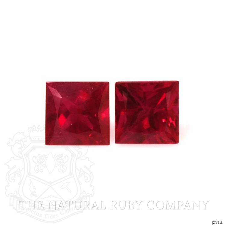 0.55 Ct.Tw. Ruby Pair from Mozambique