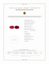1.08 Ct.Tw.Total Carat Weight Ruby Pair from Mozambique Scan Report