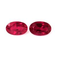 1.08 Ct.Tw.Total Carat Weight Ruby Pair from Mozambique Video