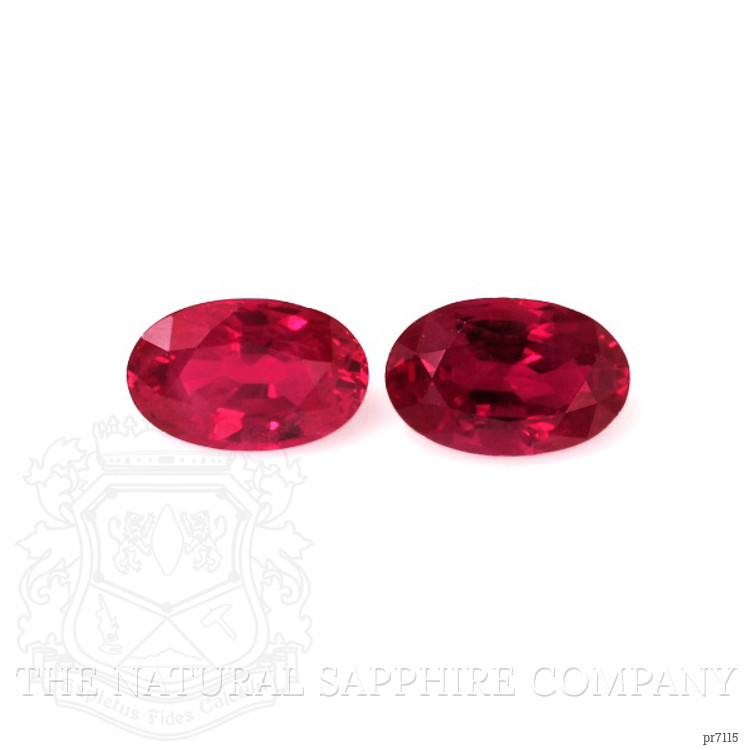 1.08 Ct.Tw. Ruby Pair from Mozambique