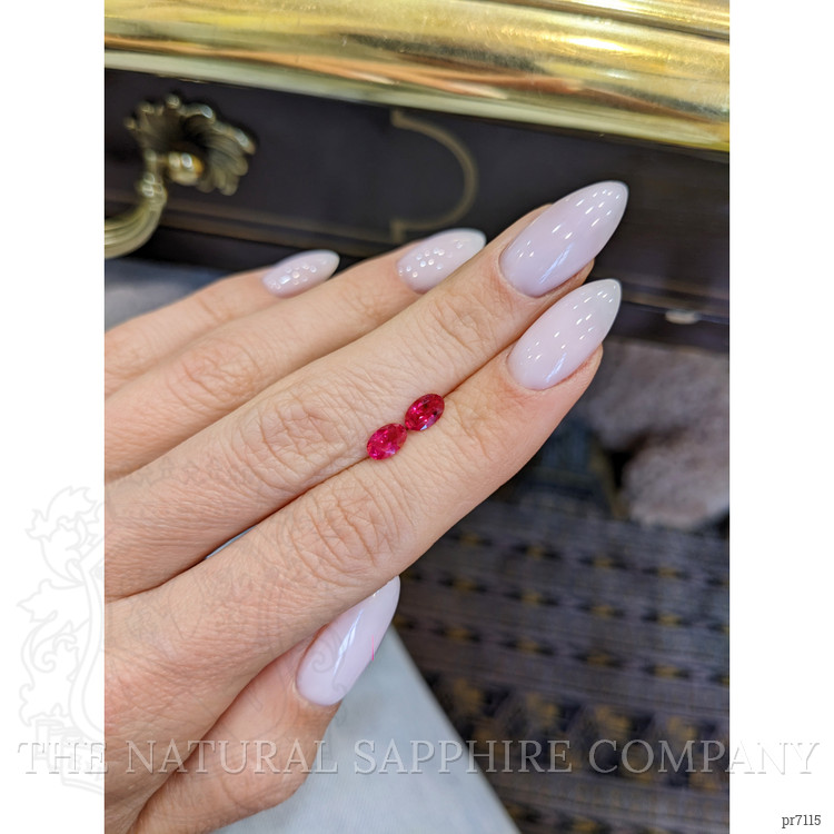 1.08 Ct.Tw. Ruby Pair from Mozambique