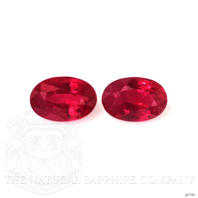 1.21 Ct.Tw. Ruby Pair from Mozambique