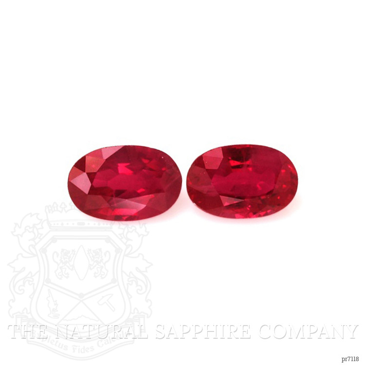 1.05 Ct.Tw. Ruby Pair from Mozambique