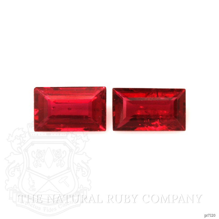 0.71 Ct.Tw. Ruby Pair from Mozambique