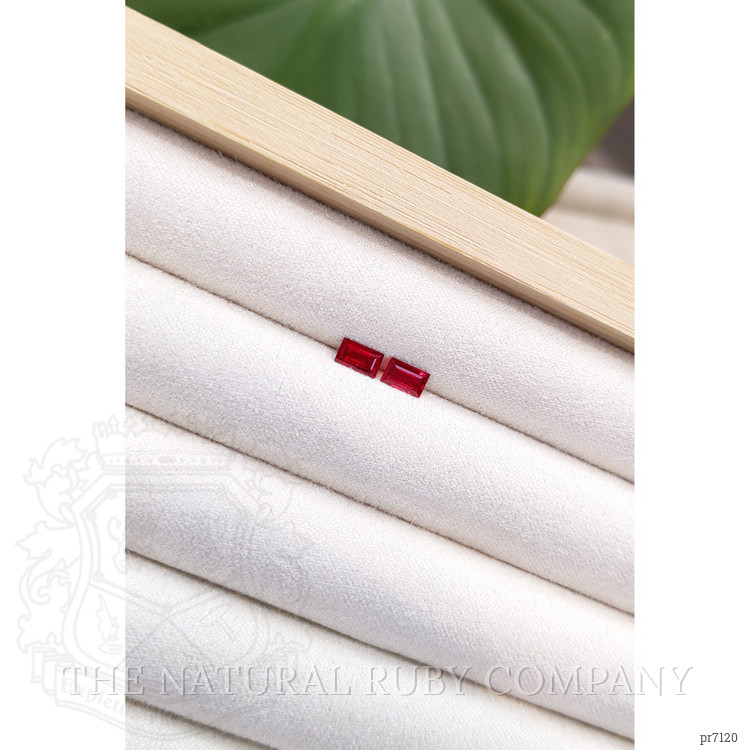 0.71 Ct.Tw. Ruby Pair from Mozambique