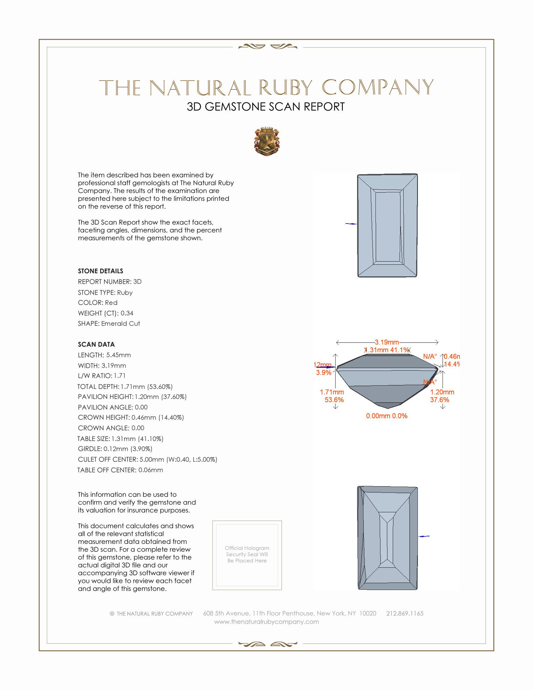 0.71 Ct.Tw. Ruby Pair from Mozambique