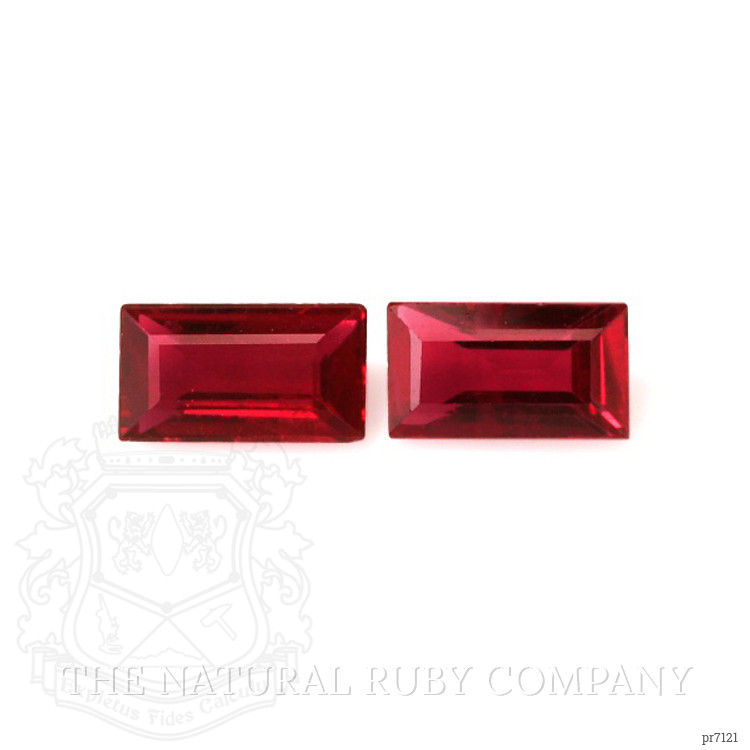 1.05 Ct.Tw. Ruby Pair from Mozambique