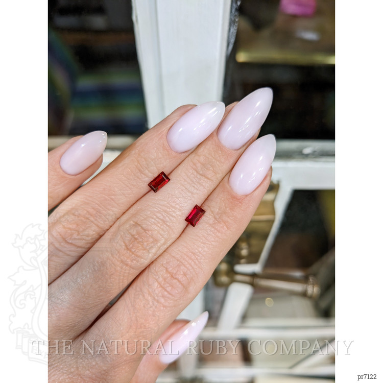 0.95 Ct.Tw. Ruby Pair from Mozambique