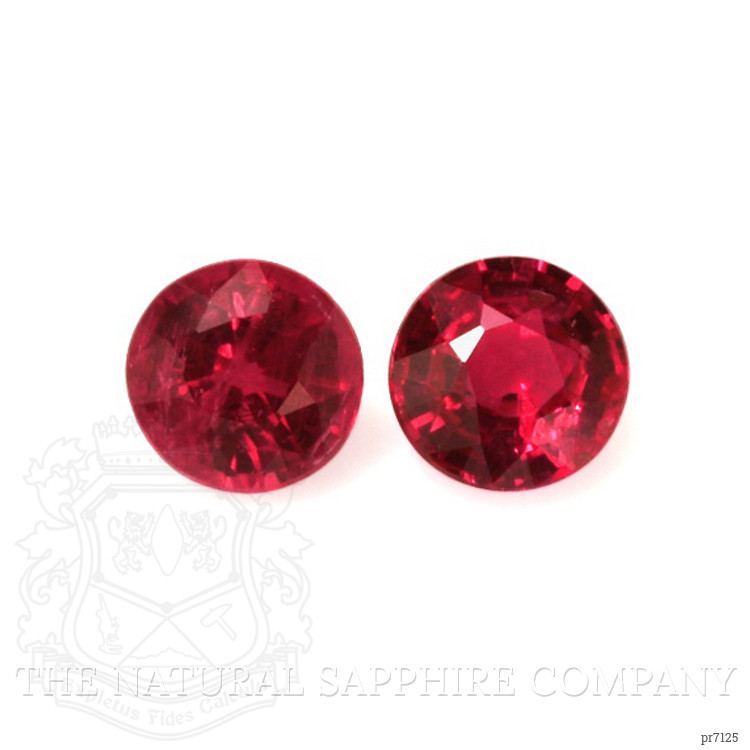 0.66 Ct.Tw. Ruby Pair from Mozambique
