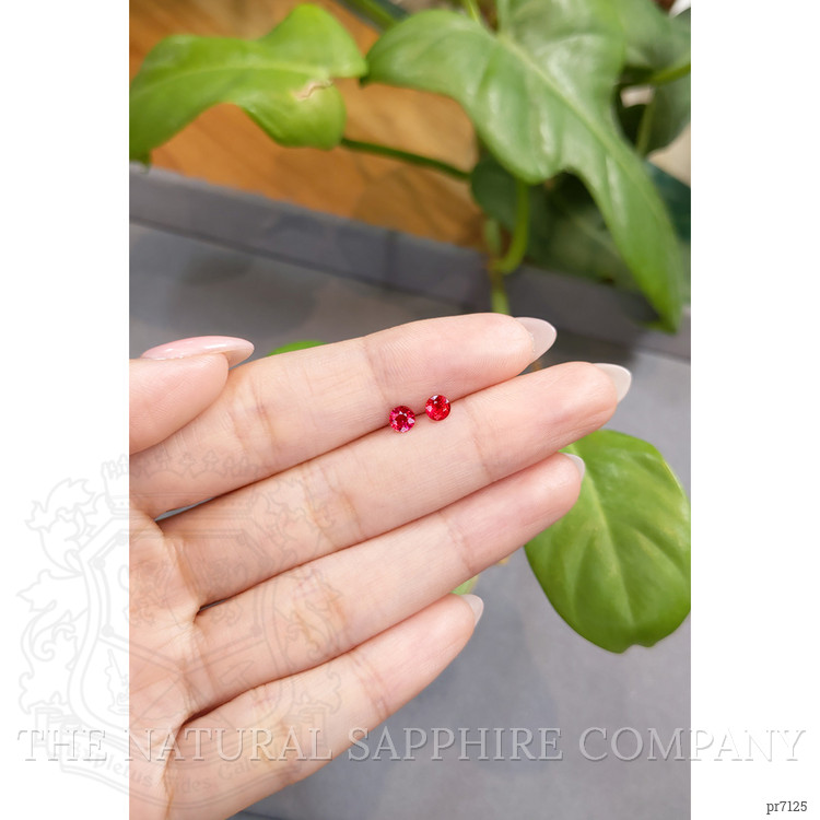 0.66 Ct.Tw. Ruby Pair from Mozambique