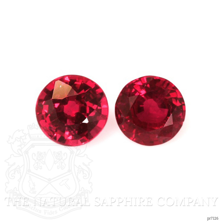 0.82 Ct.Tw. Ruby Pair from Mozambique
