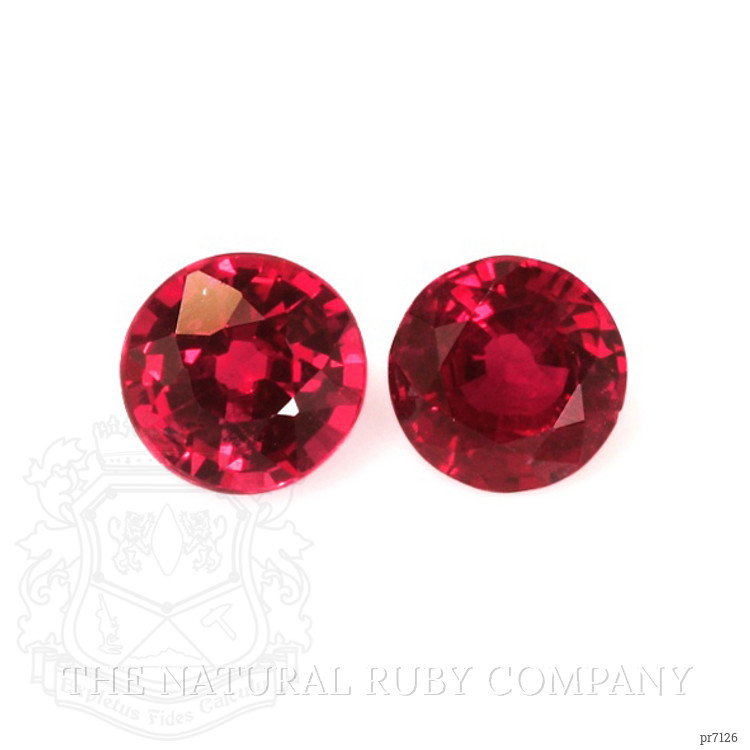 0.82 Ct.Tw. Ruby Pair from Mozambique