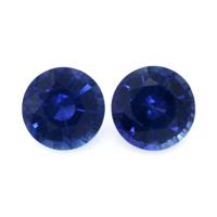 0.86&nbsp;Ct.Tw.Total Carat Weight Blue Sapphire Pair from Ceylon (Sri Lanka) Video