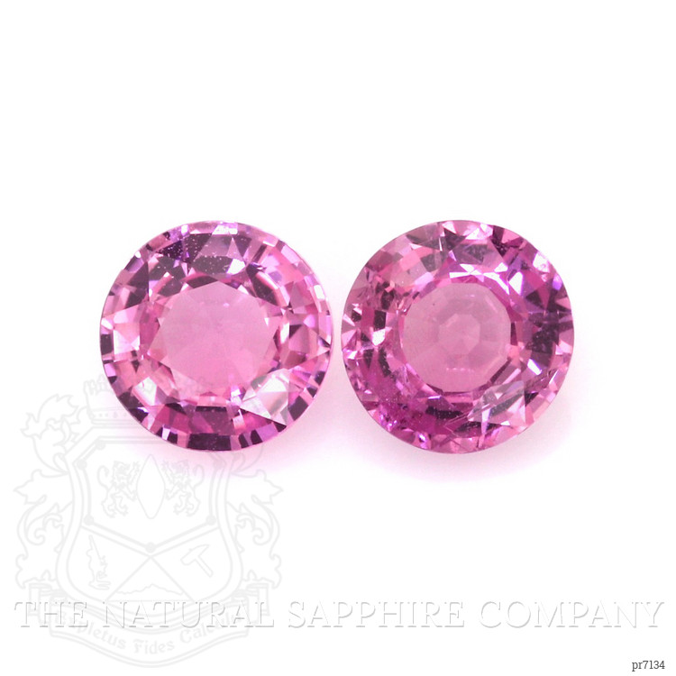 1.74 Ct.Tw. Pink Sapphire Pair from Ceylon (Sri Lanka)