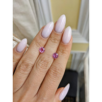 1.84&nbsp;Ct.Tw.Total Carat Weight Pink Sapphire Pair from Ceylon (Sri Lanka) Life Style
