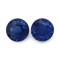 1.21&nbsp;Ct.Tw.Total Carat Weight Blue Sapphire Pair from Ceylon (Sri Lanka) Video
