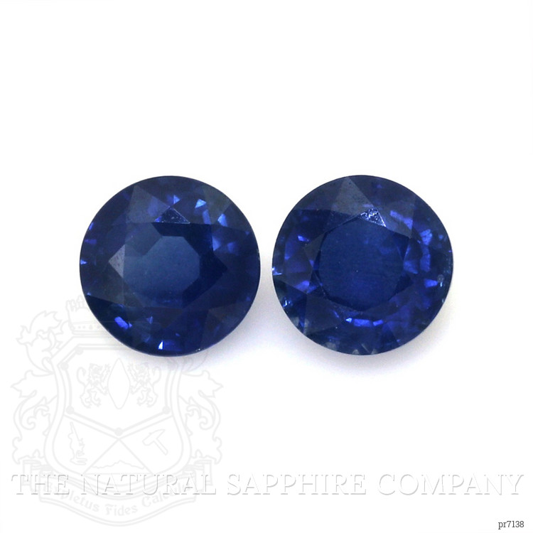 1.21 Ct.Tw. Blue Sapphire Pair from Ceylon (Sri Lanka)