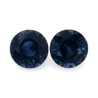 1.45&nbsp;Ct.Tw.Total Carat Weight Blue Sapphire Pair from Ceylon (Sri Lanka) Video