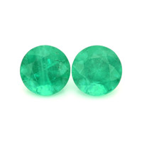 1.73 Ct.Tw.Total Carat Weight Emerald Pair from Zambia Video