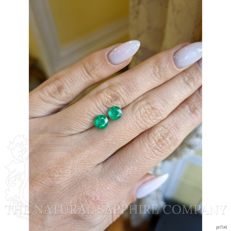 1.73 Ct.Tw. Emerald Pair from Zambia