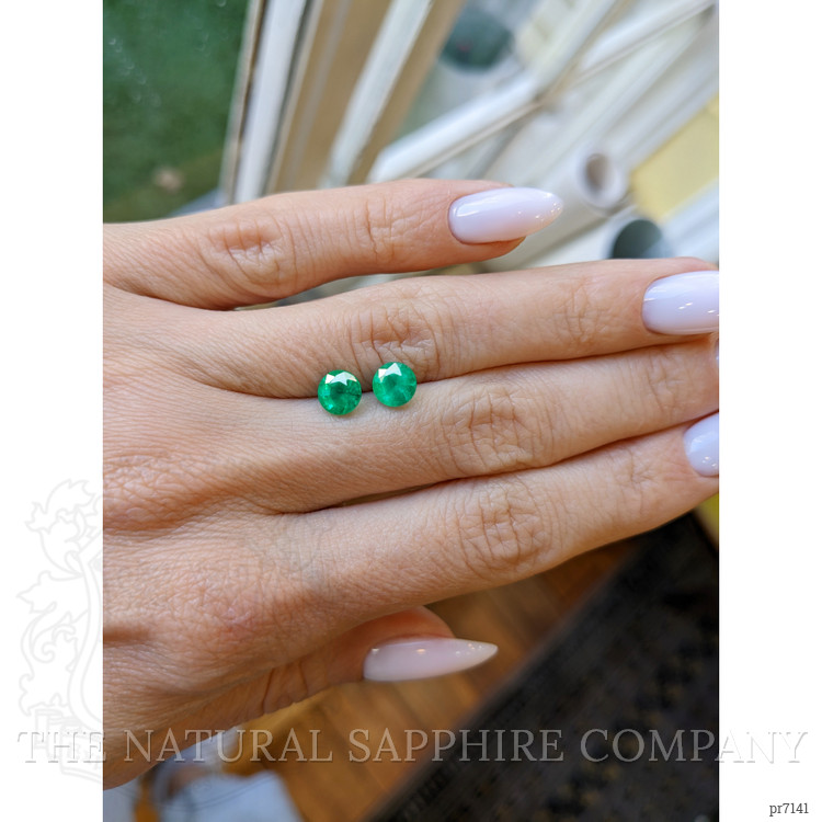 1.73 Ct.Tw. Emerald Pair from Zambia
