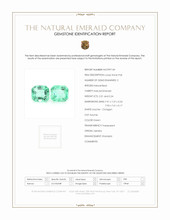 4.45 Ct.Tw.Total Carat Weight Emerald Pair from Zambia Scan Report