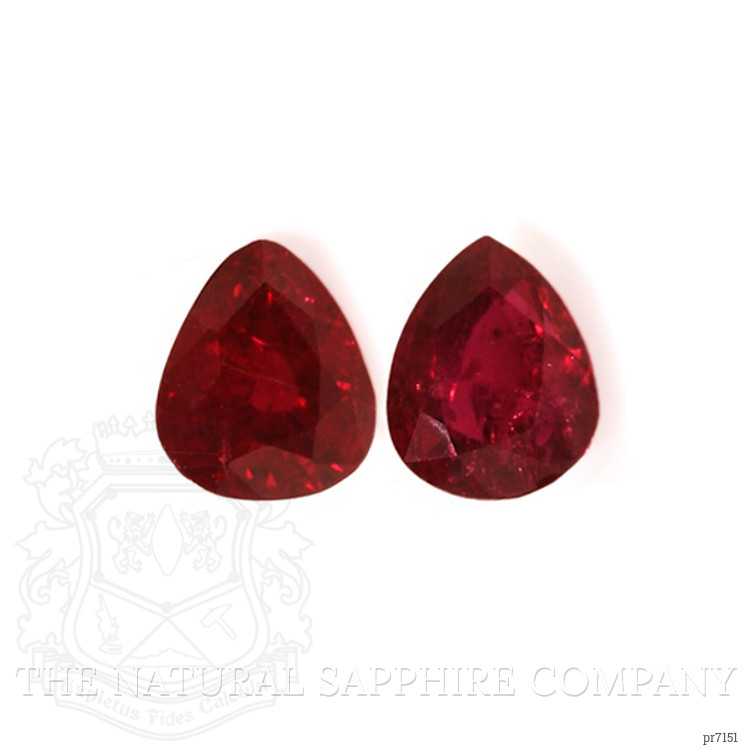 2.22 Ct.Tw. Ruby Pair from Mozambique